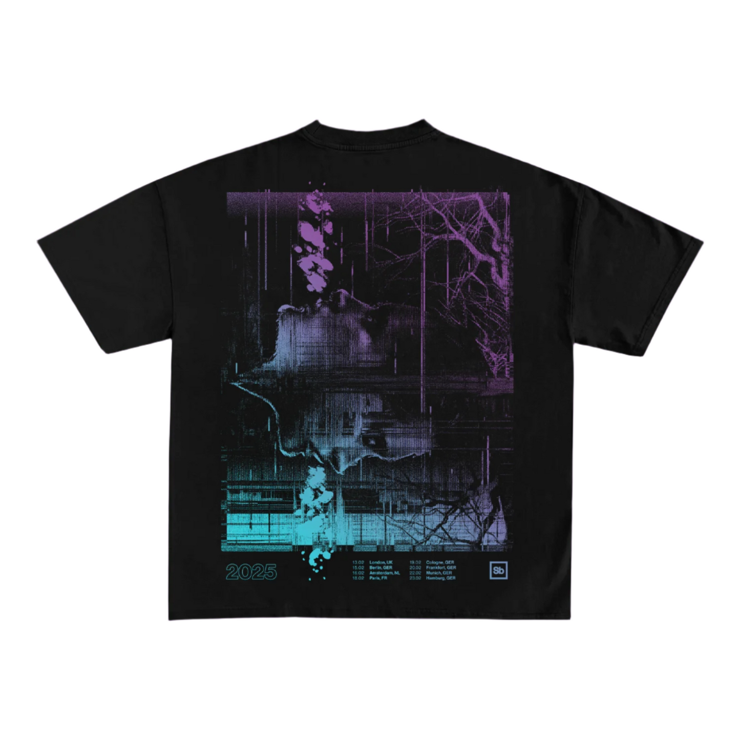 Spiritbox Tour Tee 25 Black